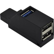 Resim Fashing Mini Taşınabilir USB 3.0 3 Portlu Bölücü Doğrudan USB Hub Genişletilmiş Hub (Yurt Dışından) 