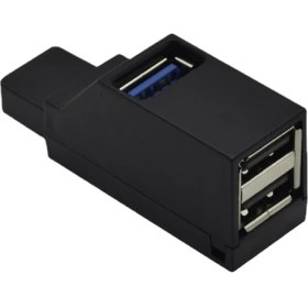 Resim Fashing Mini Taşınabilir USB 3.0 3 Portlu Bölücü Doğrudan USB Hub Genişletilmiş Hub (Yurt Dışından) 