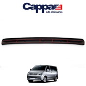 Resim Cappafe Volkswagen T5 Transporter Arka Tampon Eşiği Koruma Akrilik (Abs) Piano Black 2003-2009 