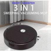 Resim Yenı 3 In 1 Akıllı Süpürme Robotu Ev Mini Süpürgesi Süpürme Ve Vakumlama Zb230a Black Siyah 