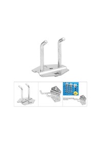 Resim Padalink Garaj Ve Atölye Çelik Galvanizli Araç Rafı - 5 Adet 50x6mm Ağırlık Taşıma 3-5kg Çekiç, Pense Vb. İçin Duvar Tipi Tutucular 