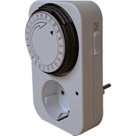 Resim XKOREN Priz Tipi Mekanik Analog Zaman Saati - 24 Saat Günlük Programlama - 15 Dk Zaman Aralığı - Tak Kullan - 3500W - 220-240V 