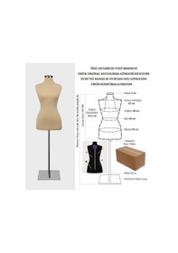 Resim Videolu Ürün-38 Beden Iğne Batabilen Terzi Mankeni Prova Mankeni 527200835 