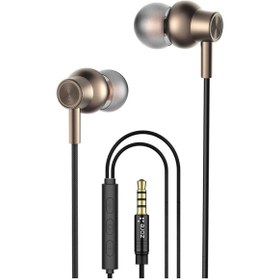 Resim Maks Technology Zore ER-10 SQ Surround 3D Hi-Res Magnetik Özellikli 3.5mm Kablolu Kulak İçi Kulaklık - Siyah 