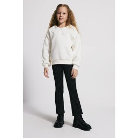 Resim Babokah (Kids Girl) Boyuna Çizgili Flare Tayt 