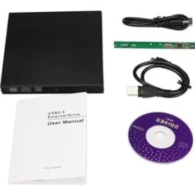 Resim Daisy Home USB Sata Harici 9.5mm DVD Rw Writer Kutusu External Slim Harici Caddy Kutu 5114 