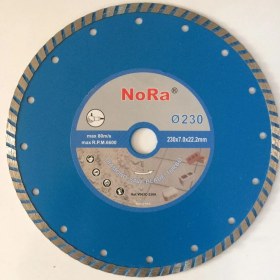 Resim Nora 230 mm Turbo Beton Mermer Granit Kesici Elmas Disk 