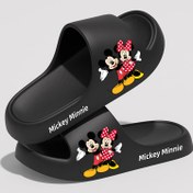 Resim DISNEY Mickey & Minnie Mouse EVA Terlikler - Kalın Tabanlı Yazlık Sandaletler Yumuşak Taban ve Dayanıklı Dış Taban ile, Kadınlar ve Erkekler için Elde Yıkanabilir Üniseks İç/Dış Mekan Terlikleri, Tüm Sezon Konforlu Ev ve Günlük Giyim, Günlük Ayakkabı | Şık Ayakkabı | EVA Malzeme, Ev Terlikleri 