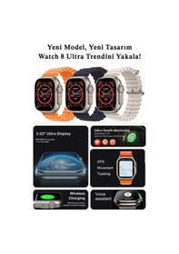 Resim Wearfitpro 49mm Çift Kordon Kilitli Vidalı Gs Ultra 8 Max Watch 8 Ultra 2.08 Ekran Akıllı Saat 