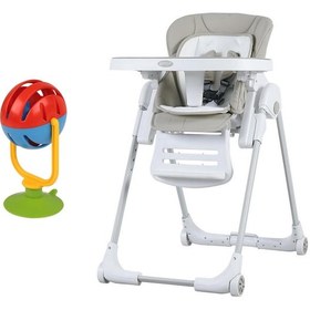 Resim Prego Lucca Mama Sandalyesi + Oyuncak 