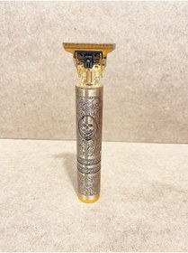 Resim Genel Markalar Saç Sakal Vücut Tıraş Makinesi Çizik Atma Sıfır Alır Güçlü Performans 4 Taraklı Metal Yapılı Altın 