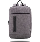 Resim Classone RC58-154 Triesta Serisi Geri Dönüştürülmüş Kumaş 15.6" Uyumlu Notebook Sırt Çantası Gri 