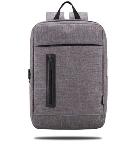 Resim Classone RC58-154 Triesta Serisi Geri Dönüştürülmüş Kumaş 15.6" Uyumlu Notebook Sırt Çantası Gri 