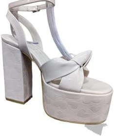 Resim BABLİSOK 8189 PLATFORM TOPUK KADIN ABİYE GELİNLİK SANDALET Bej 3 