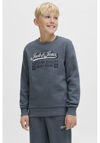 Resim Jack&jones Junior Erkek Çocuk Sweat 12279795 Füme 