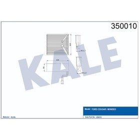 Resim Evaporator Cougar Mondeo 504646935 