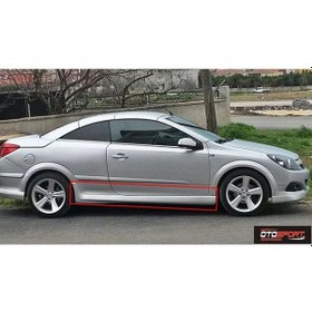 Resim Opel Astra H Cabrio Marşpiyel Sağ Sol Takım Fiberglass Boyasız 
