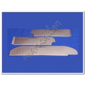Resim Mercedes Vito W639 Krom Kapı Eşiği 2003-2014 3 Parça Paslanmaz Çe 