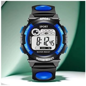 Resim Cloud011 Gençler İçin Mavi Digital Spor Saati, Alarm Takvim Ve Aydınlatmalı Diğer 