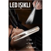 Resim Skygo ModaCar Led Işıklı Cımbız Kirpik Kaş Cımbız Epilasyon Cımbızı 