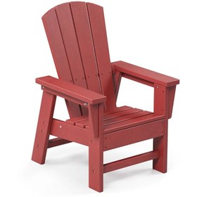 Resim Pino Çocuk Adirondack Sandalye-Kırmızı 