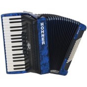 Resim Hohner Bravo III 72 Akordiyon (Mavi) 