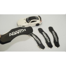 Resim Abarth Logo Kaliper Üstü 3M 3D Metal Logo Arma Amblem Seti 