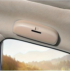 Resim Sunshine011 Bej Renkli Evrensel Çok Amaçlı siz Otomobil Gözlük Kutusu Kolay Montaj Zararsız 