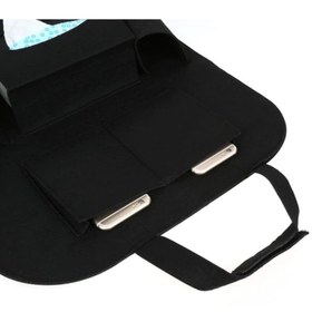 Resim ZEYZEN Otomobil Koltuk Arkası Düzenleyici Aksesuar Araç Içi Bebek Çocuk Ayak Koruyucu Eşya Organizer Çanta 