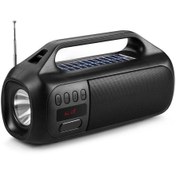Resim Concord YGA79 Solar Güneş Enerji FM Radyo Fenerli Bluetooth Hoparlör 
