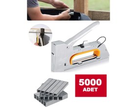 Resim Germany Style 3 Fonksiyonlu Mekanik Büyük Profesyone Zımba Makinesi Tabancası 5000 Tel Hediyeli 