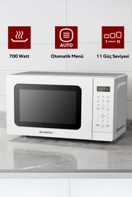 Resim KUMTEL HM-11 Dijital Mikrodalga Fırın - Beyaz 
