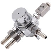 Resim Ximistore9 Endüstriyel Otomatik Boya Spreyi - Paslanmaz Çelik Uç, Çinko Alyüminyum Gövde, 0.5mm Nozzle, Fan/daire Desenli, Taşınabilir 