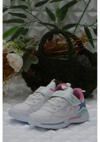 Resim M.p 242-3324ft Çocuk Spor Ayakkabı Beyaz 
