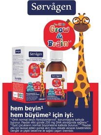 Resim Sorvagen Grow & Brain Takviye Edici Gıda 150 ML 