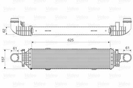 Resim VALEO 818631 | Turbo Radyatörü (Intercooler) 07-C-Seri (W204-S204) E-Seri (W212-S212) Glk-Seri (X204) 