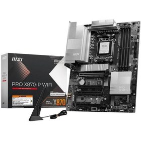 Resim MSI Pro X870-p Wıfı-7 Ddr5 Hdmı-dp Pcıe 5.0 Am5 Atx 