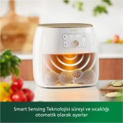 Resim Philips Airfryer Smart Sensing Star White Fritöz 