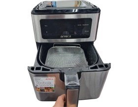 Resim Populer Arnıca GH22230 Airfryer Sıcak Hava Fritözü Yağ Sıçramasını Önleyen Tel Kafes - 304 Çelik Uyumlu 