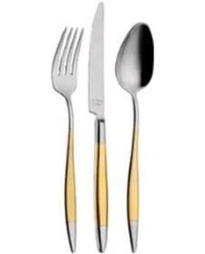 Resim Aryıldız Elegant Mat Plus Altın Prestige 84 Parça Çatal Kaşık Bıçak Takımı Altın 