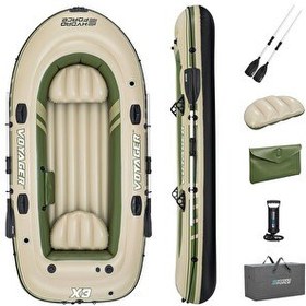 Resim Bestway Hydro-Force Voyager X3 Raft Bej Şişme Bot Sei 