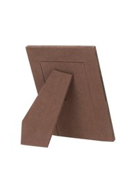 Resim Gerçek Deri Masaüstü Fotoğraf Çerçevesi, 22x17cm 15x10 Foto Antik Kahve 