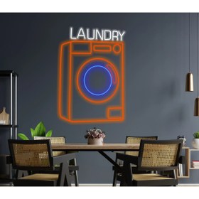 Resim HONEY CONCEPT çamaşır makinası neon led 