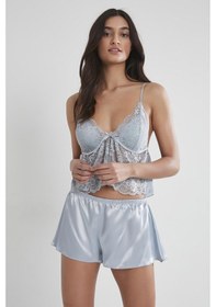 Resim Pierre Cardin Saten Dantelli Şort - Babydoll Takım - 450 001 