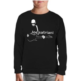 Resim Joe Satriani - Gitar Siyah Çocuk Sweatshirt 