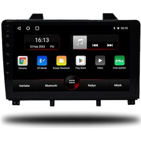 Resim Navigo Peugeot 3008 Android Carplay Multimedya 2009-2015 Manuel Klima 4gb Ram + 64gb Hafıza + 8 Çekirdek 