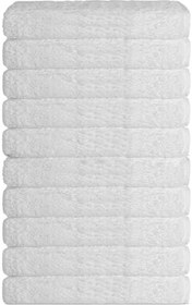 Resim 10 lu Otel Banyo Havlusu%100 Pamuklu 70X150 Cm Beyaz 16/1 Aksoft 480 Gr 