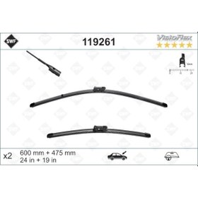 Resim Valeo 119261 Silecek Süpürgesi Ön Takım Golf6-jetta-passat 600 X 480 Mm 3ab998002-5c7998002-5k7998002 