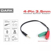 Resim Dark Dk Cb Auc01 1x Erkek Stereo 2x Dişi Ses Ara Kablosu 