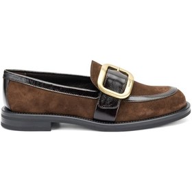 Resim Cacao Dark Brown Oxford Klasik Kadın 90a5 Frau Softy Cacao Dark Brown 